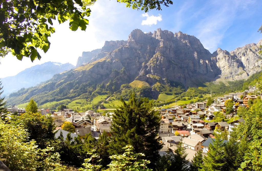 Residence Les Sources Des Alpes Leukerbad Exterior foto