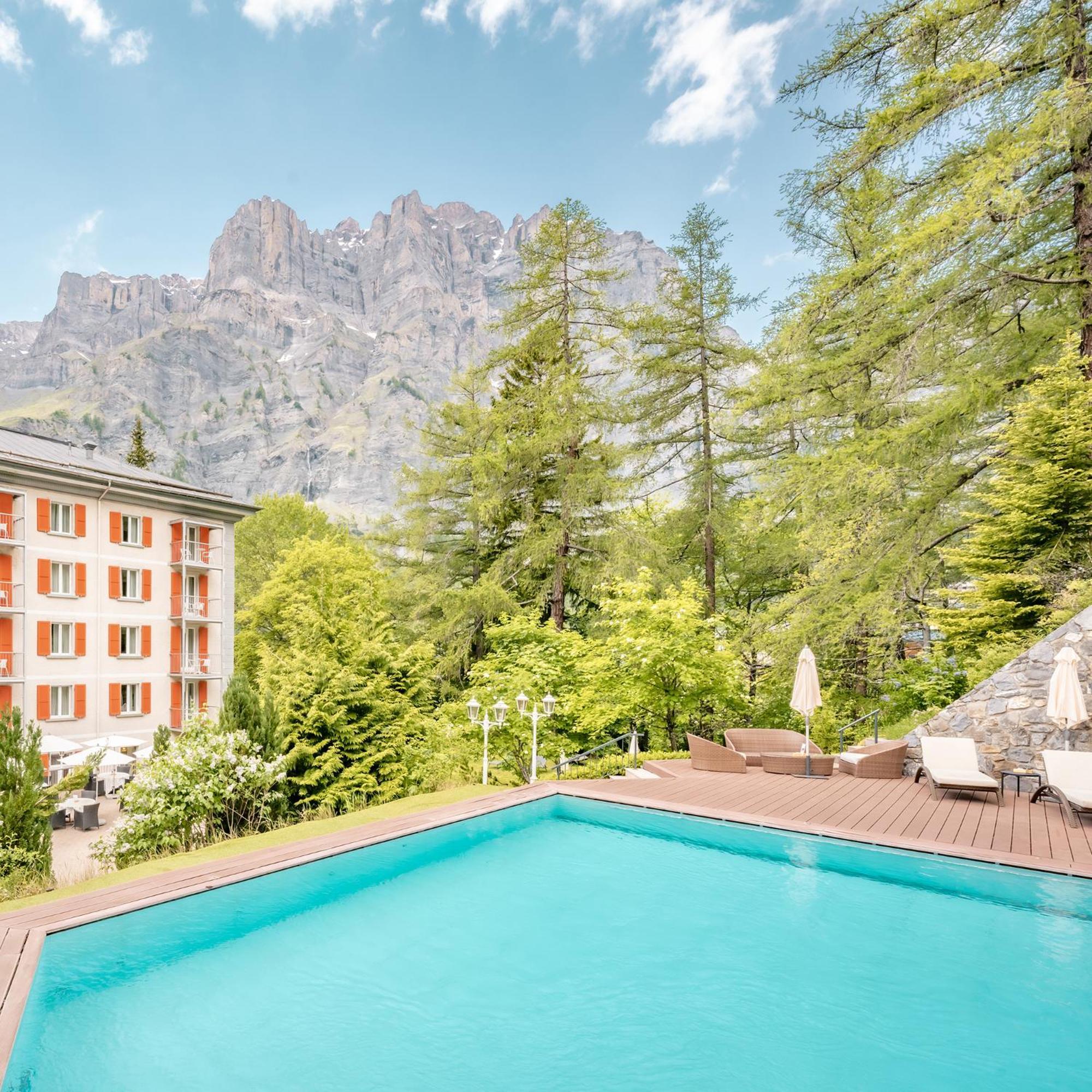 Residence Les Sources Des Alpes Leukerbad Exterior foto