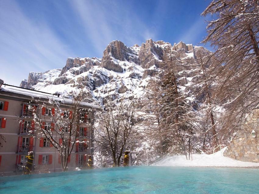 Residence Les Sources Des Alpes Leukerbad Exterior foto